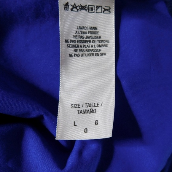 JUICY COUTURE Blue Miss Divine Hearts Pinup One Piece Halter Swimsuit Large - Picture 15 of 16